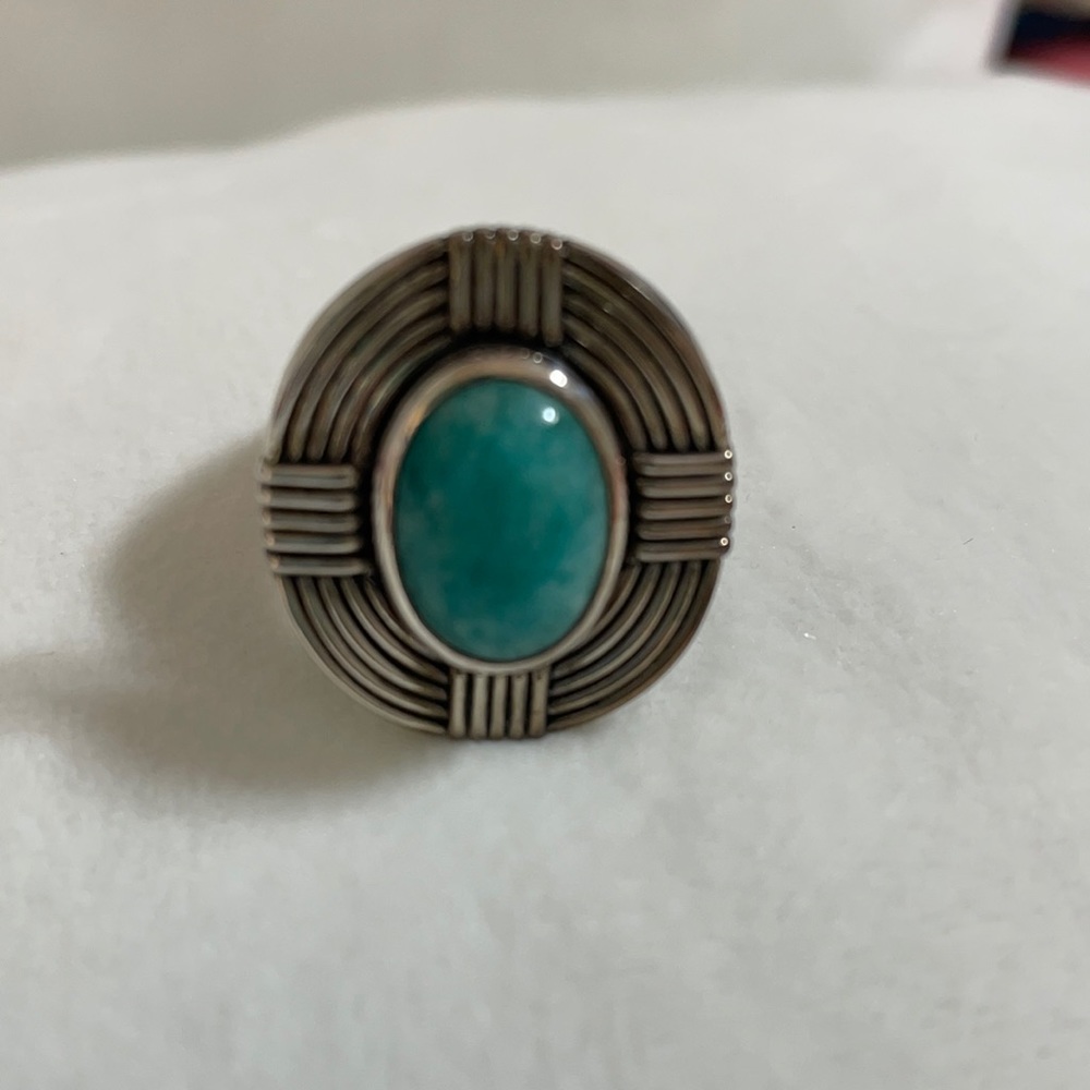 Handmade Silver Turquoise Ring